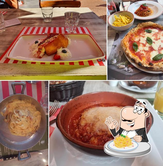 Spaghetti alla carbonara al Spaghetti Pomodoro