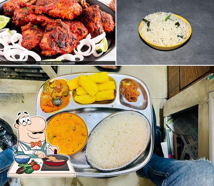 Chicken curry at New Farasha Cafe