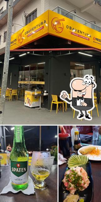 O interior do Obaventura Sushi Expresso