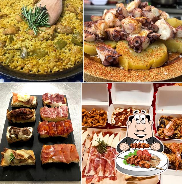 Cibo al Ristorante Spagnolo Don Quijote