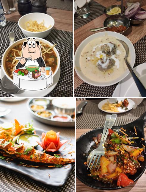 Hot and sour soup at Kamal Restaurant Goa