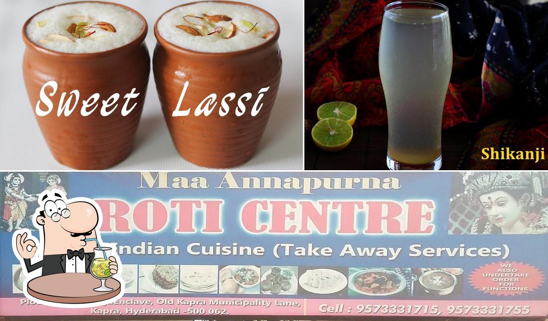 The restaurant's drink and interior