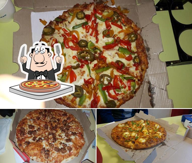 Pick pizza at Domino's Pizza Guru Ram Dass Nagar, Ferozepur