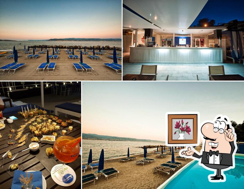 Gli interni di La Spiaggetta