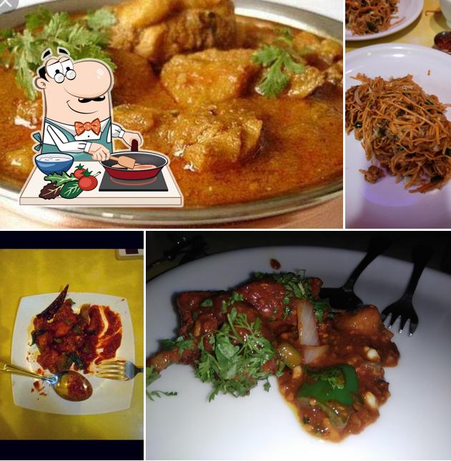 Chicken curry at Hotel Deshi Tadka