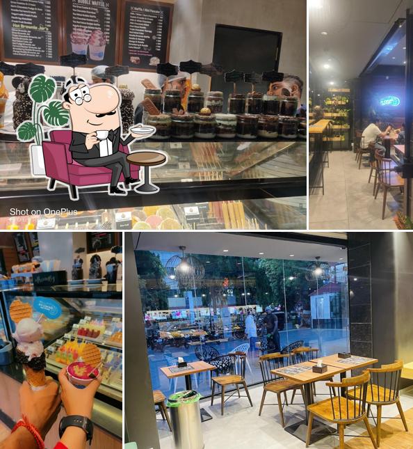 The interior of Ice Cream Factory & Shahi Durbar