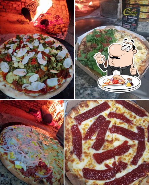 Peça pizza no PIZZARIA CALAIS