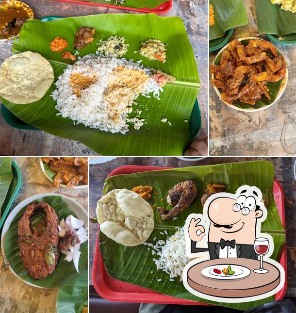 Food at Urula restaurant