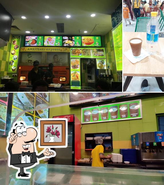 The interior of Amritsari Express