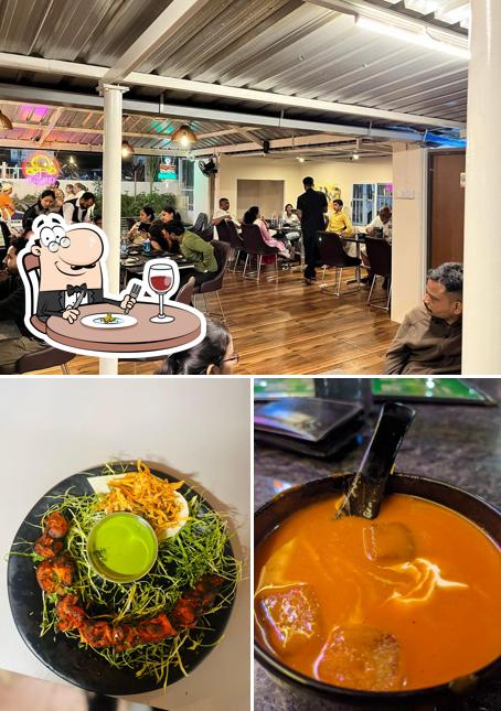 Among different things one can find food and interior at Coastal Kitchen Dharwad