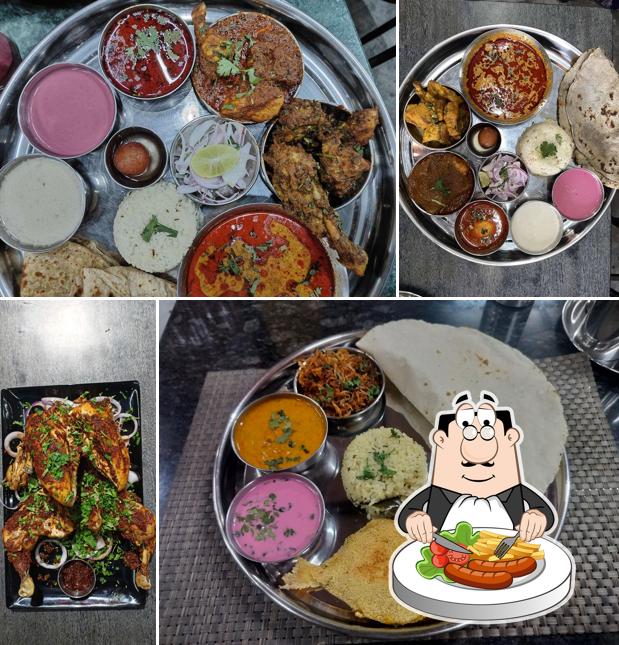 Food at Hotel Thakare Wada