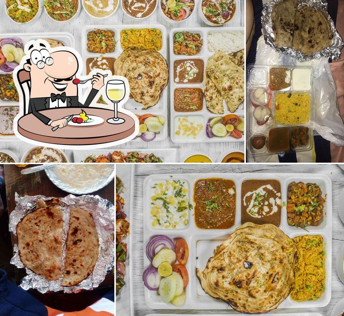 Food at Krishna Dhaba