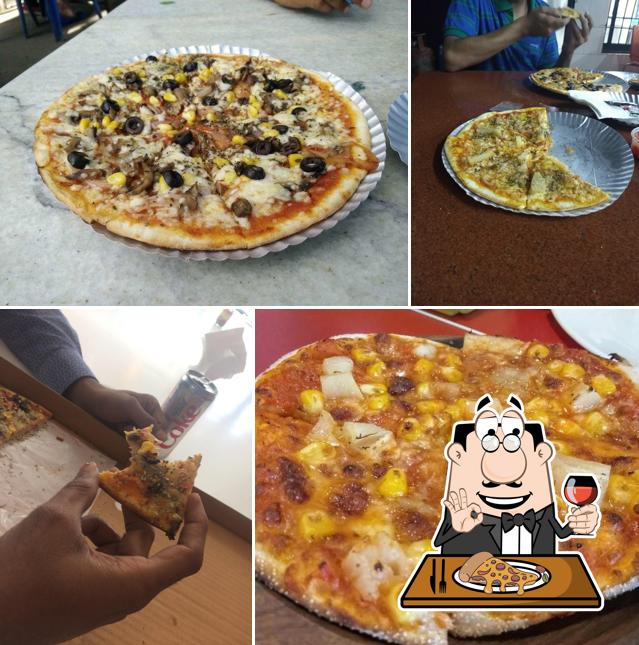 At Pizza Stop, you can get pizza