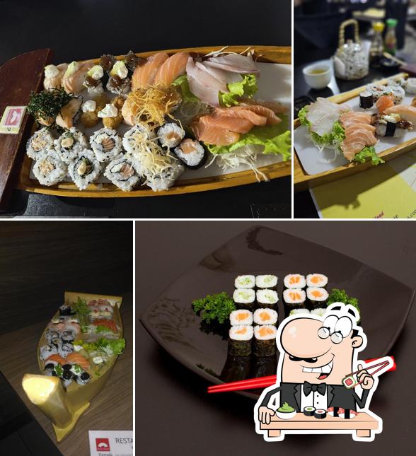 Presenteie-se com sushi no Restaurante Sushi House