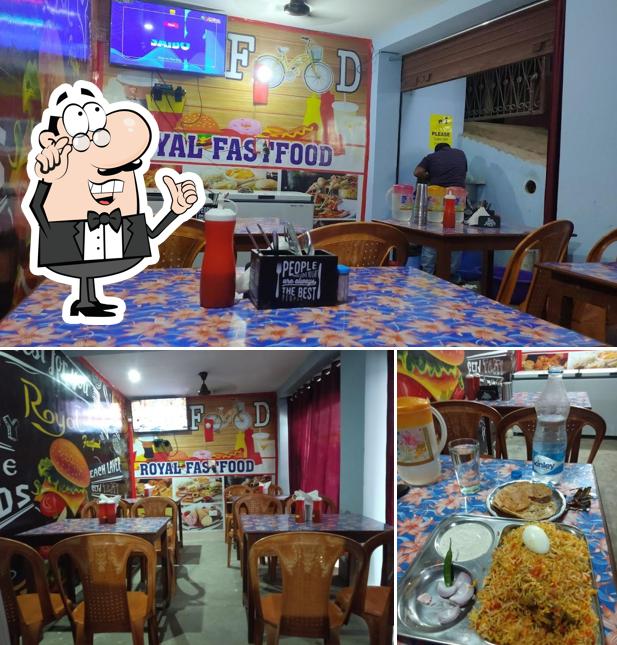 The interior of Royal fast food