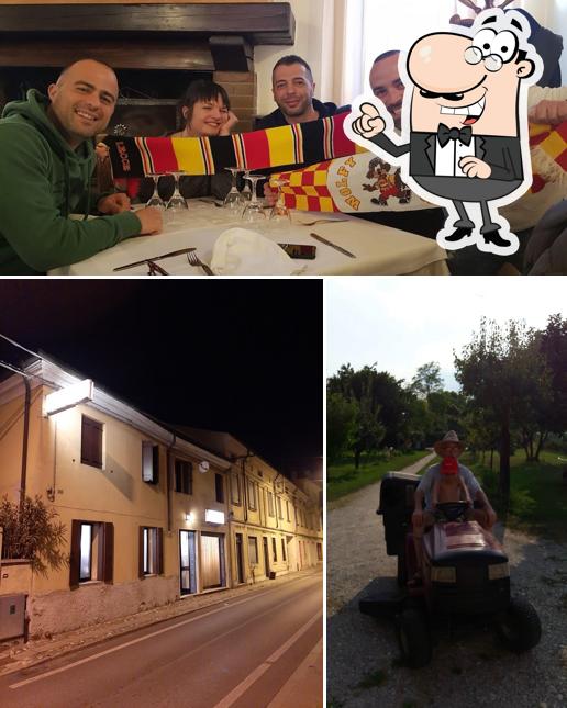 La esterno e interni del ristorante