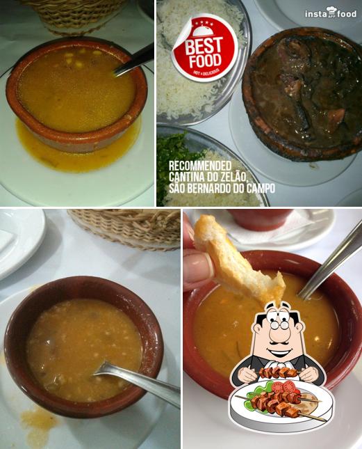 Comida em Cantina do Zelão