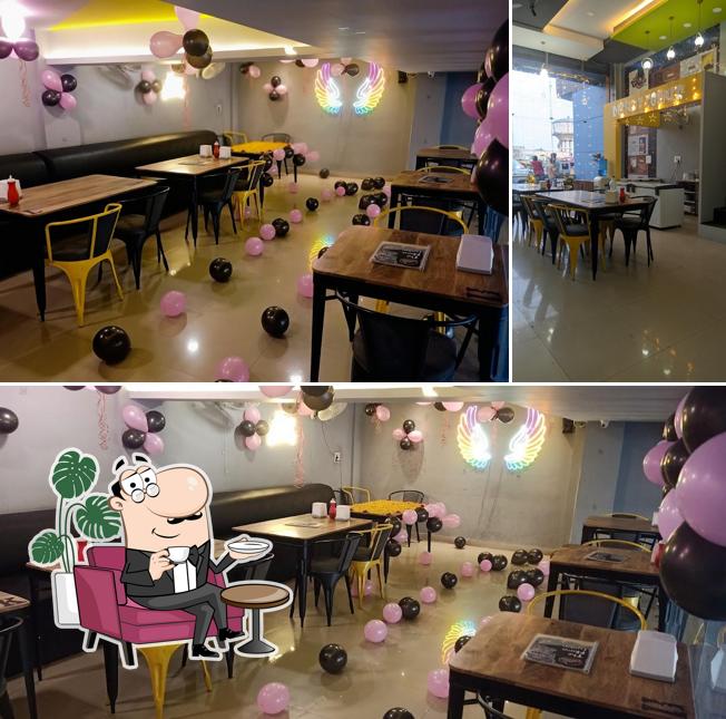 The interior of Cafe Choco Craze - Best Cafe in Baran , Best Fast Food in Baran