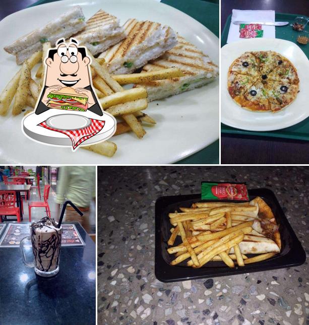 Club sandwich at Cafe Hide Out