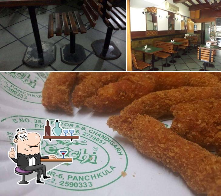 Take a look at the photo depicting interior and food at Degchi Dove Foods