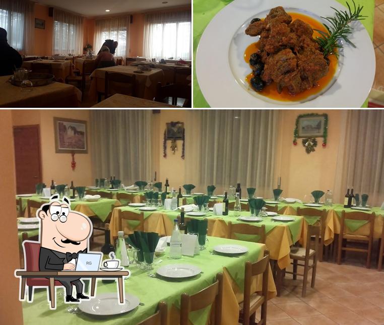 La foto di interni e cibo da Ristorante Pizzeria da Ciaponi