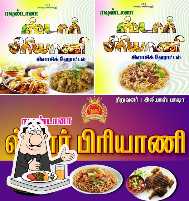 Food at Rountana star briyani