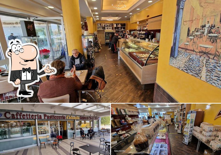 Siediti a un tavolo di Caffè Colombo