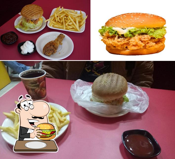 Order a burger at Chicken King