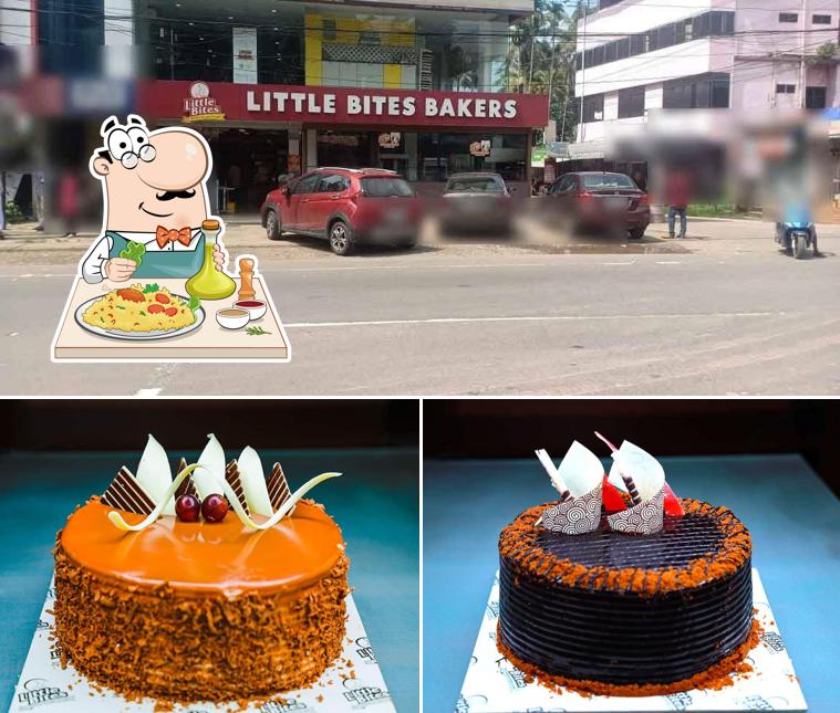 Among different things one can find food and exterior at Little Bites Bakers