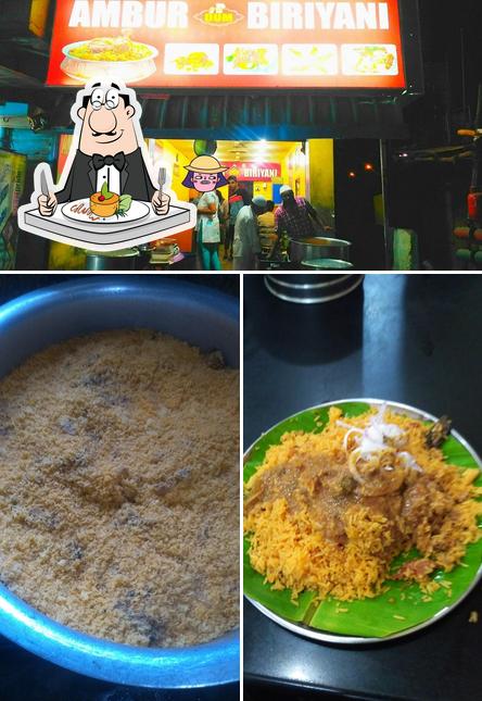 Food at Ambur Dum Biriyani