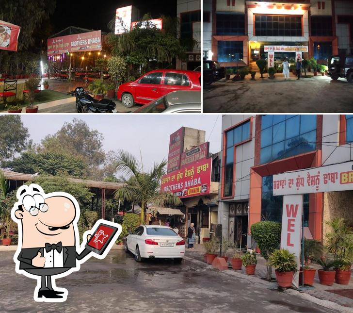 The exterior of Brother's Dhaba
