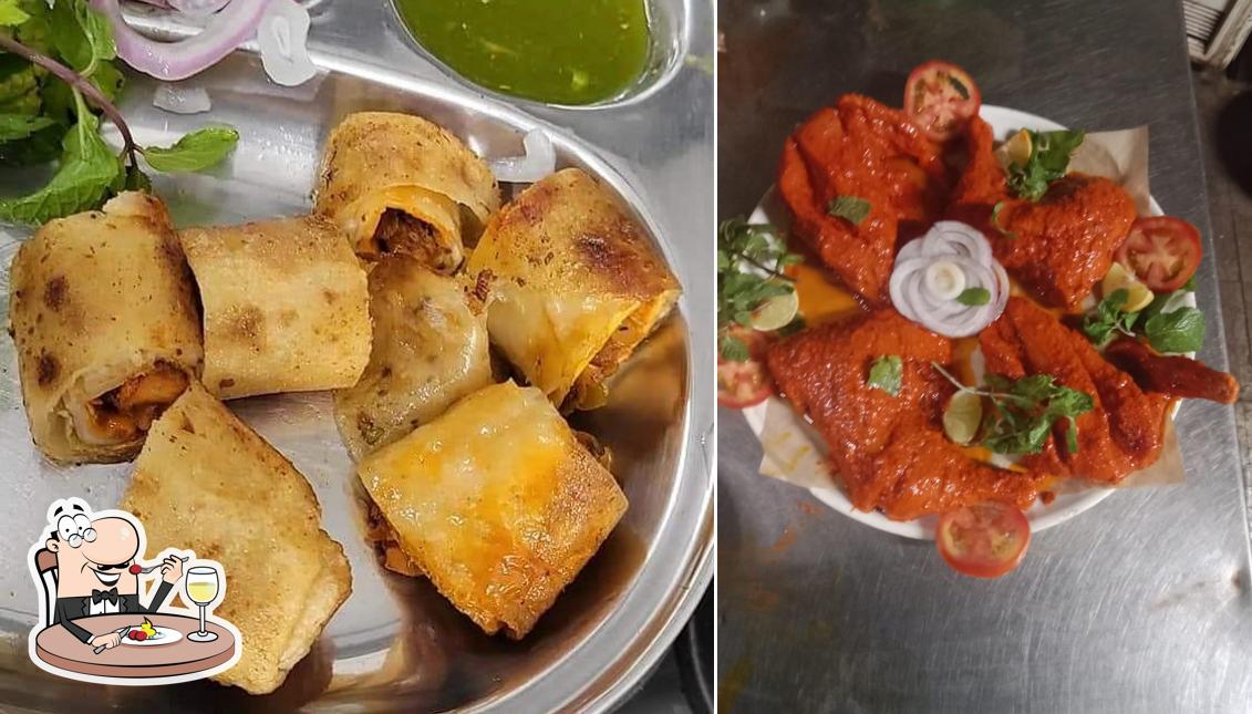 Meals at Nawabi Seekh Paratha