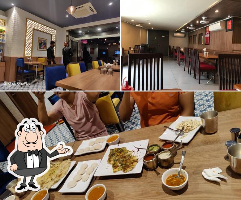 The interior of Sankalp Restaurant - Best south Indian restaurant in Udaipur