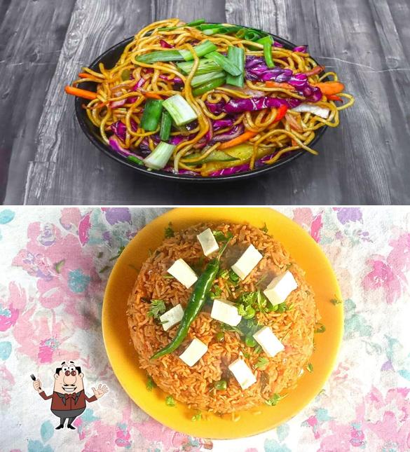 Food at The Thikhalal Restaurant