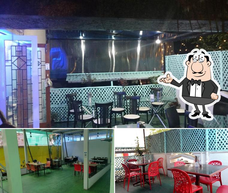 Take a seat at one of the tables at Mumbai Tiffin