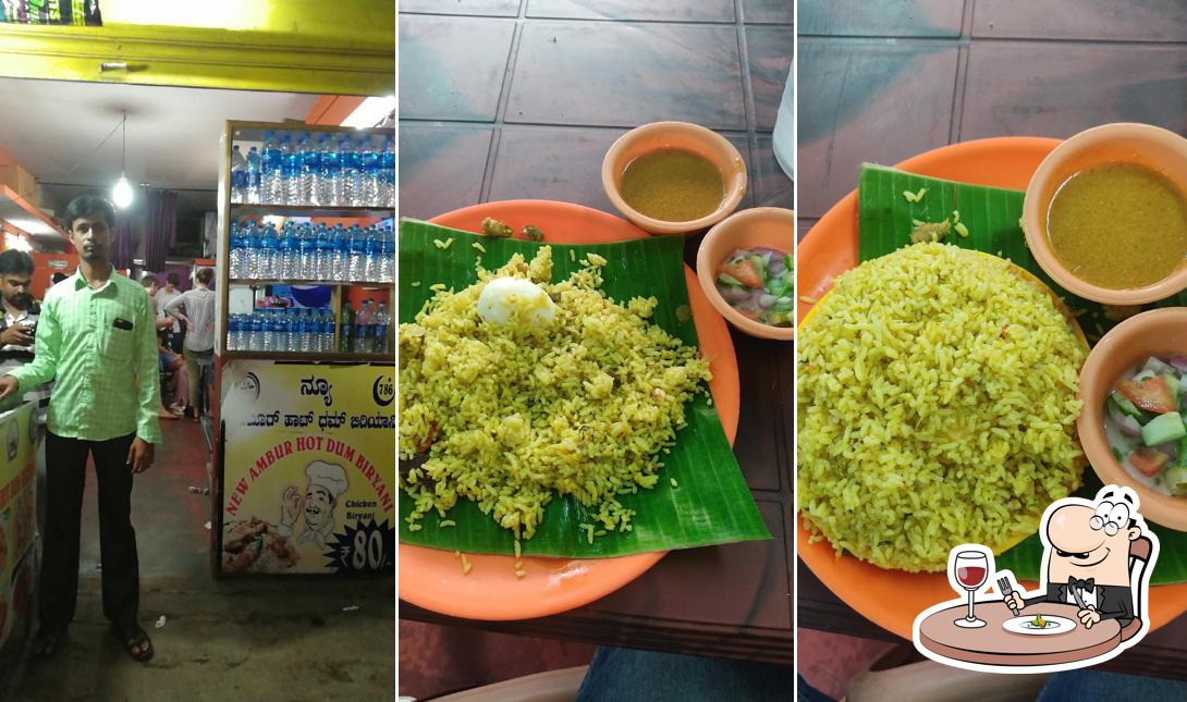 Food at Mysuru hot dum biryani