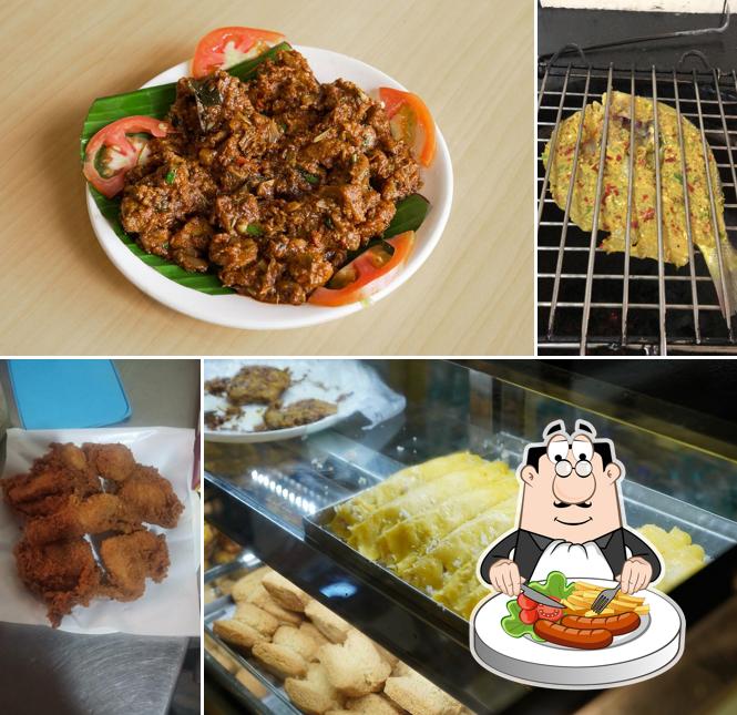 Food at New Sana Restaurant