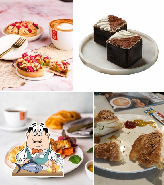 Grilled salmon at Barista