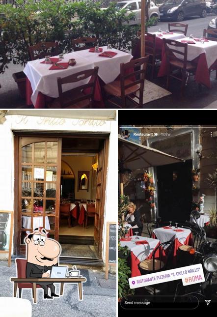 Gli interni di Il Grillo Brillo