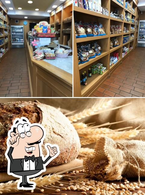 La interni e cibo del ristorante