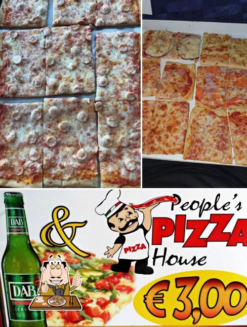 A People's Pizza House, puoi ordinare una bella pizza