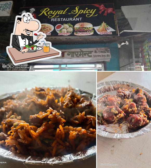 Food at Royal spicy restaurant