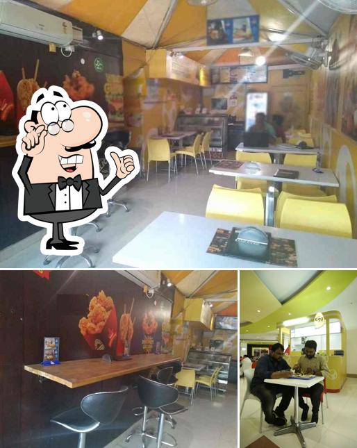 The interior of The Egg Stop - Omlette Cafe