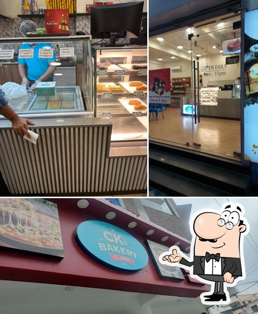 Take a seat at one of the tables at CK's Bakery - Tambaram