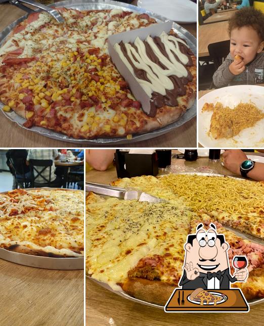 Escolha pizza no DNA da pizza Colombo