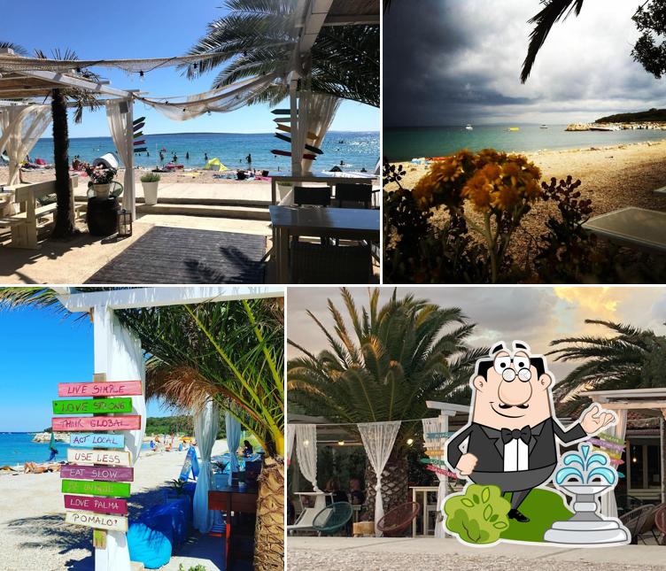 Puoi goderti l'aria fresca dal dehors di PALMA beach bar & fine food