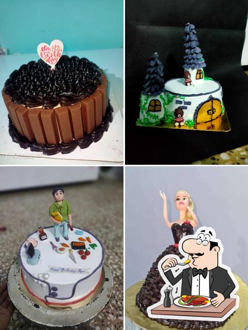 Food at Queen's Cake