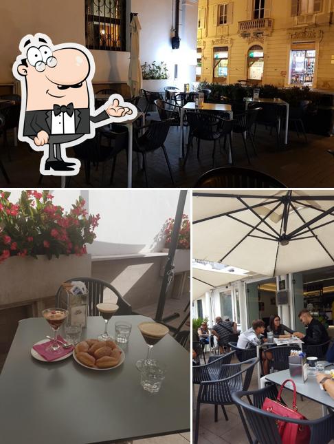 Gli interni di Bar Gelateria Perla Nera