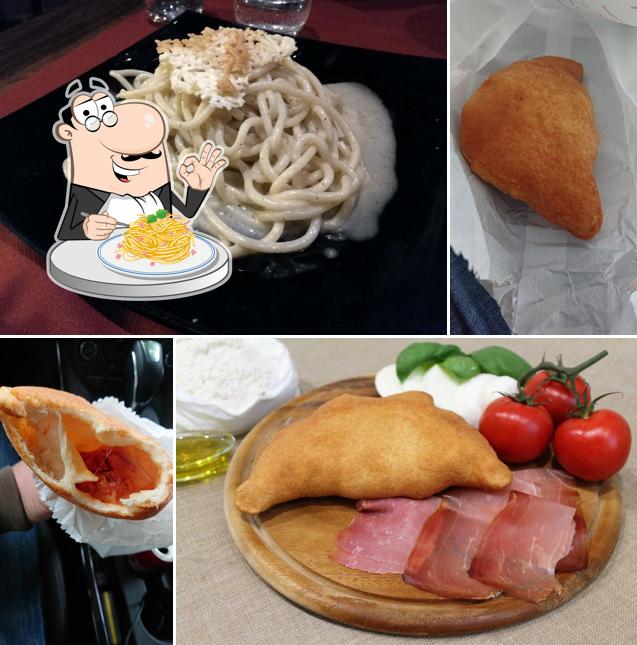 Spaghetti alla carbonara al Sciura Maria panzerotti Viale Monza, 256