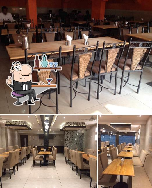 The interior of Sri Balaji Family Dhaba